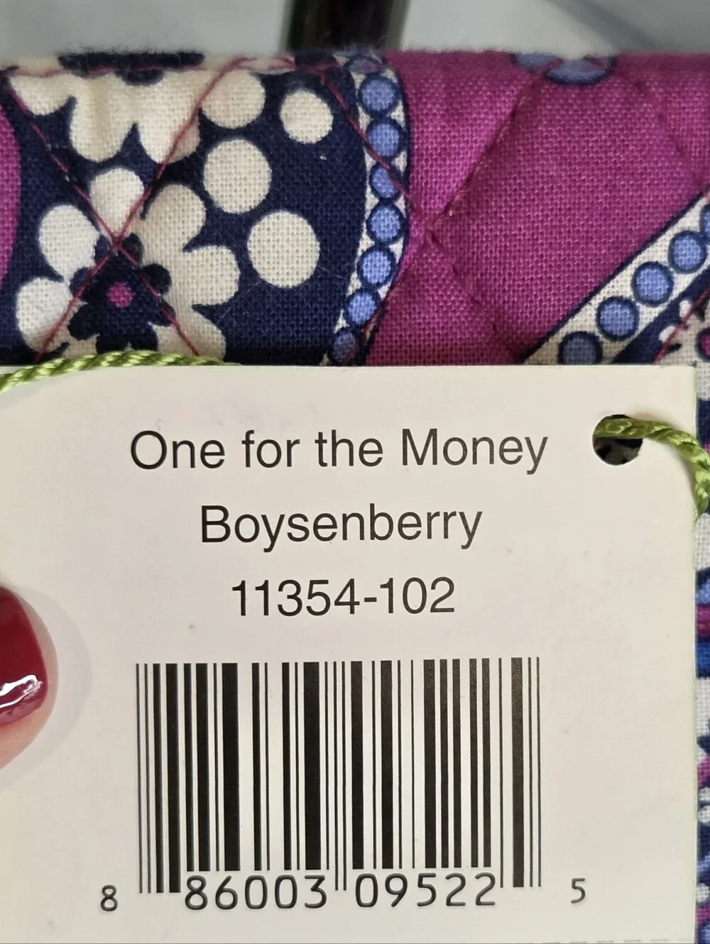 Vera Bradley Boysenberry Wallet - Picture 5 of 5